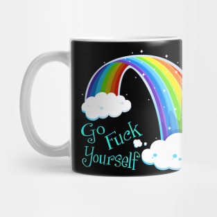 Go Fuck Yourself ~ Rainbow Mug